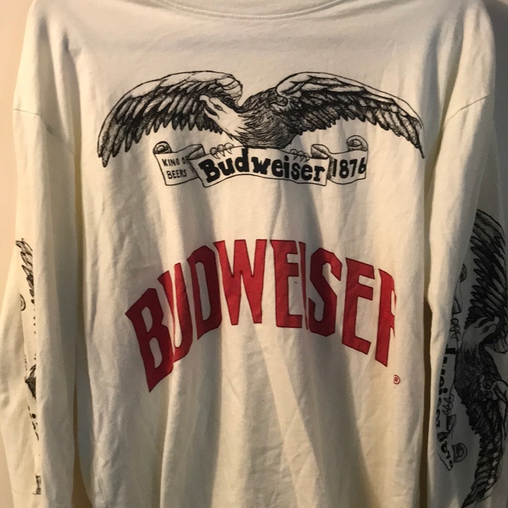 Budweiser Long Sleeve Shirt with Eagle Design